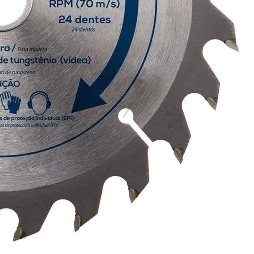 Serra Circular Para Madeira 16 Pol 400mm 24 Dentes Kala Disco De Corte - imagem 3