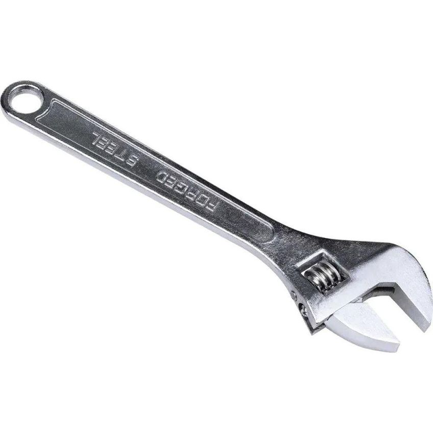 Chave Ajustável 144975 8 Polegadas 200mm Cromada Aço Carbono Escala Métrica Worker - imagem 3