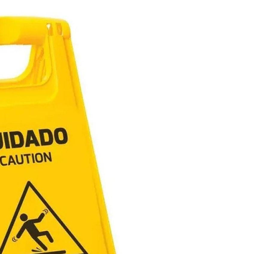 Cavalete De Sinalizacao Piso Molhado 882119 Aviso De Alerta Dobravel Kala - imagem 3