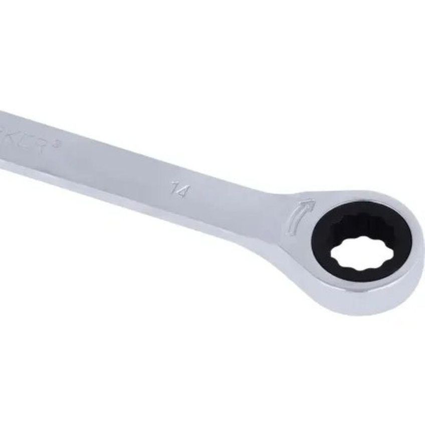 Chave Combinada Com Catraca 248729 Manutenções Mecânicas 14mm Worker - imagem 4