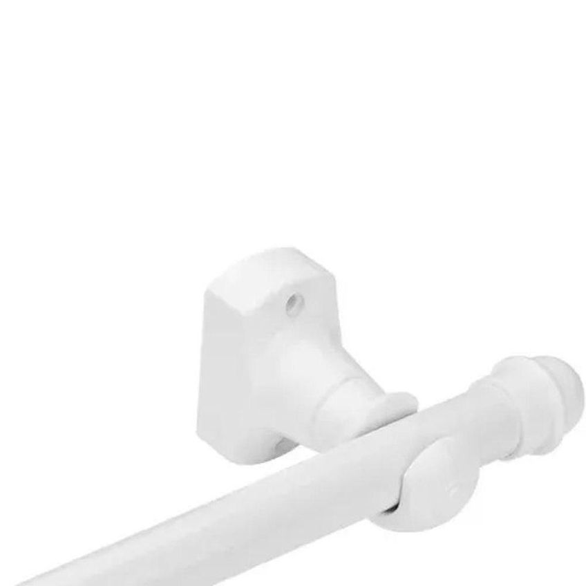 Varao Para Cortina Simples Aco Revestido Branco Kala 2,00m - imagem 3