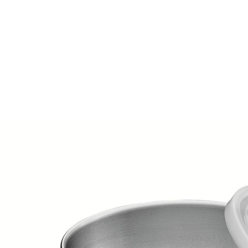 Pote Redondo Para Alimentos Freezinox Armazenamento Aço Inoxidável Tampa Plástica Vedação 2,2l - imagem 4