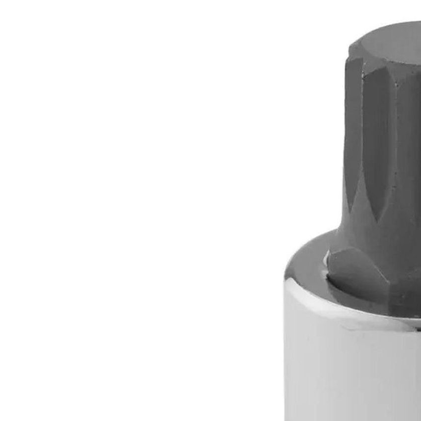 Chave Soquete Multidentada M-6 Encaixe 1/2 Polegada Aço Cromo Vanádio Worker - imagem 3