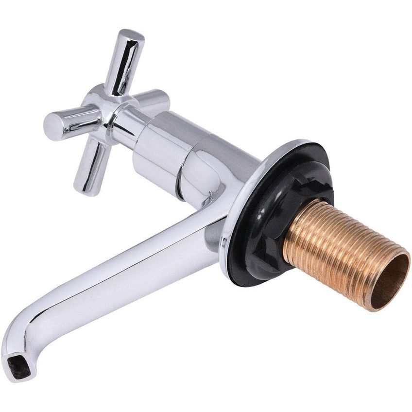 Torneira Para Lavatório C66 1/4 De Volta De Mesa Metal Latão Inox Liege Cosmetics - imagem 3