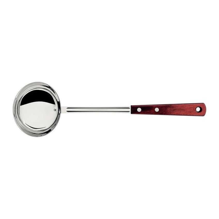 Concha Polywood Servir Sopas Aço Inox Cabo Madeira Tratada Resistência Altas Temperaturas Cozinha - imagem 3