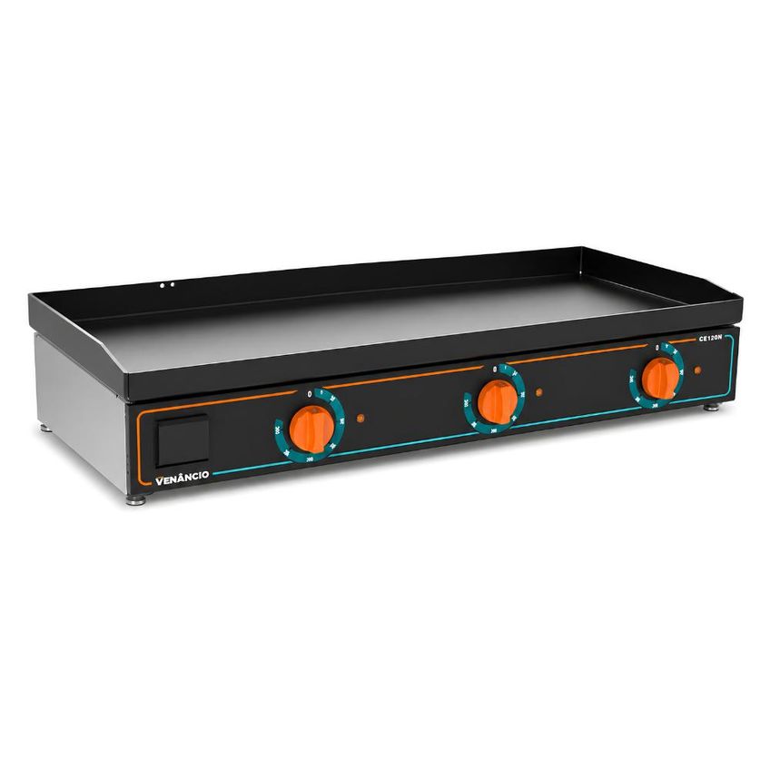 Chapa Bifeteira Profissional Deguste Luxo 6,35mm Elétrica 120cm Ce120n New 220v Venâncio 78420 - imagem 3