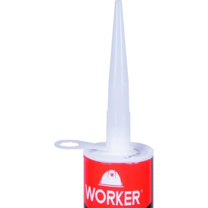 Adesivo Selante De Poliuretano Pu Para Vedacao Alta Aderencia Preto Worker 400g - imagem 3