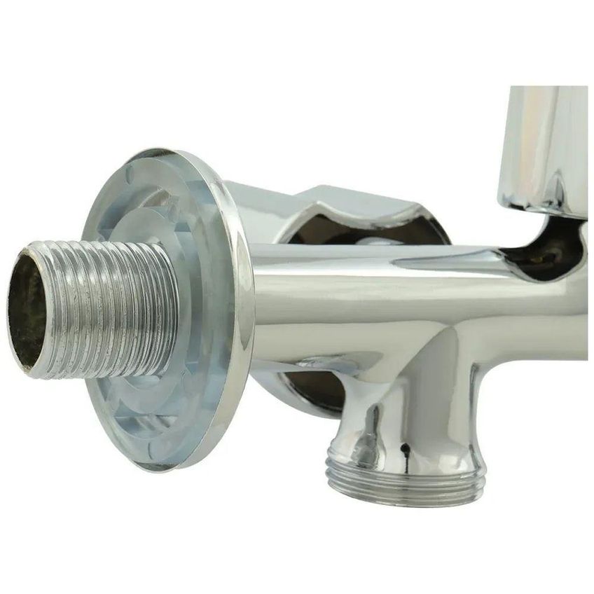 Torneira Para Máquina De Lavar C40 Parede Metal Cromado Saída Dupla 1/2 Pol Liege Cosmetics - imagem 4
