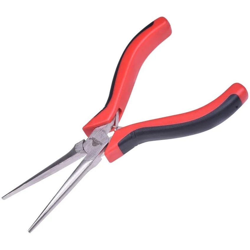 Alicate Bico Agulha 5 Polegadas Aço Carbono Niquelado Worker - imagem 3