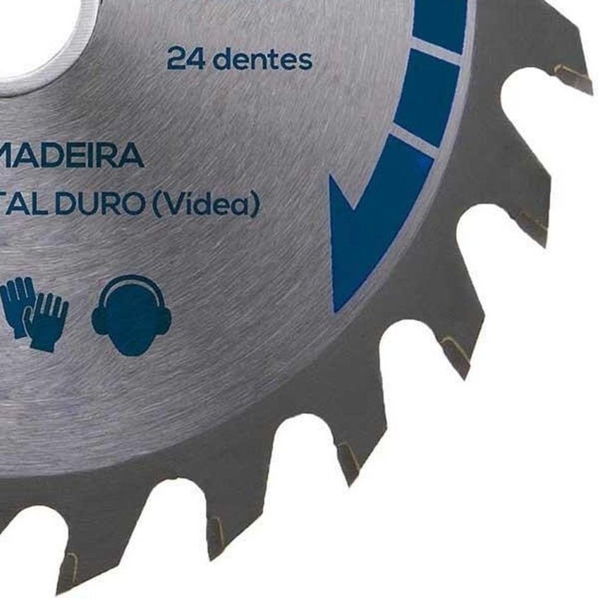 Serra Circular 185mm 48 Dentes 20mm Para Cortes Em Madeira MDF E Compensados Kala - imagem 5