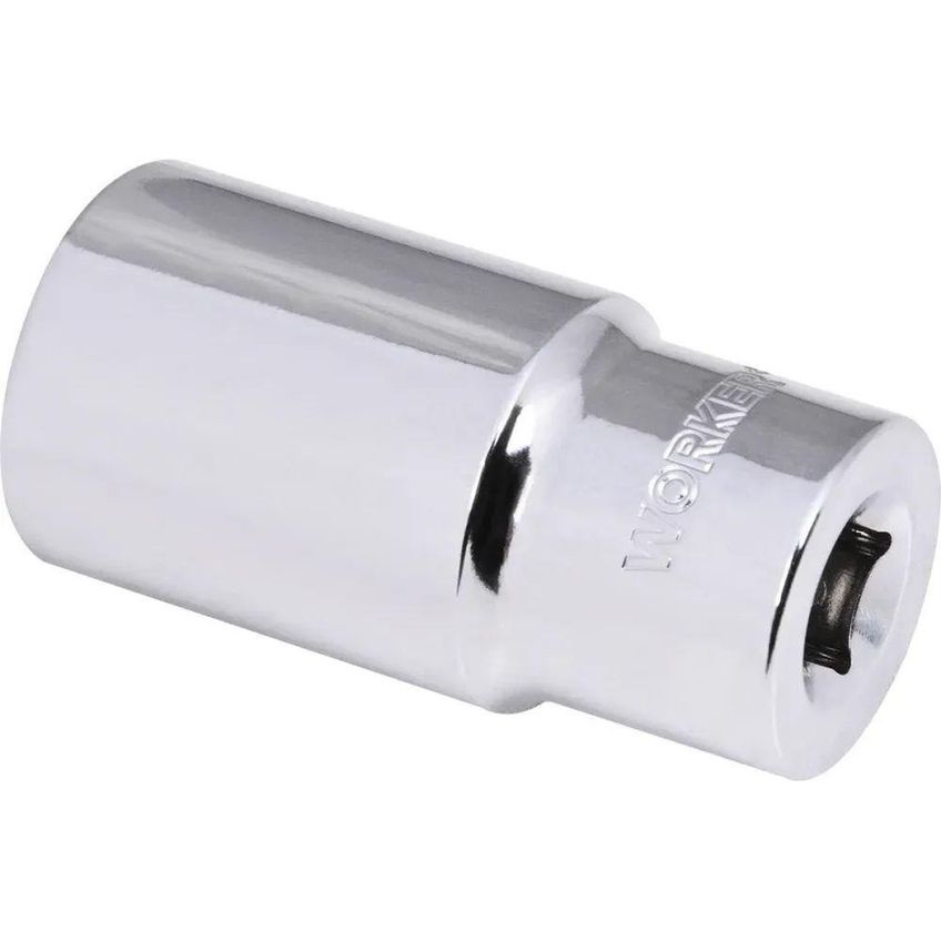 Soquete Estriado Longo 30mm 1/2 Para Reparos Automotivos Aço Cromo Vanádio Worker - imagem 4
