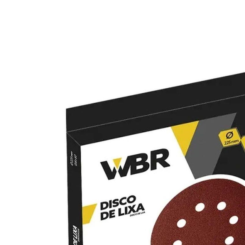 Disco De Lixa 909254 Acabamento Fino Grão 240 180mm 10 Peças Wbr - imagem 4