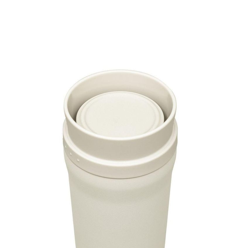 Copo Térmico Bocal 360 Parede Dupla Aço Inox 460ml Bege Tramontina - imagem 4