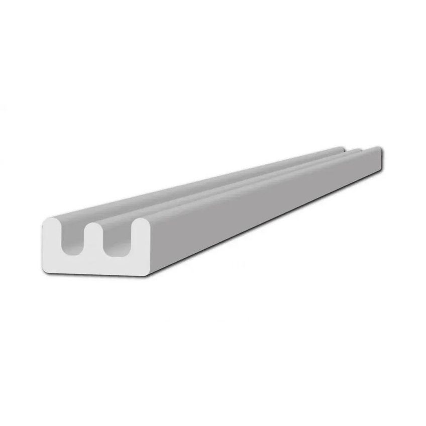 Veda Fresta Adesivo Perfil E 9x4mm 6m Isolamento Termico Acustico Branco Kala - imagem 3
