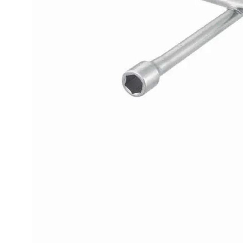 Chave De Roda Cruz Com Espátula 17x19x21mm Cromada Aço Forjado Manutenção Automotiva Kala - imagem 5
