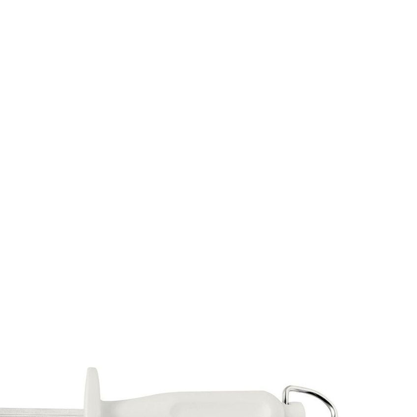 Chaira Estriada Profissional Master Aço Carbono Polipropileno Antiderrapante Branco Tramontina 25cm - imagem 3