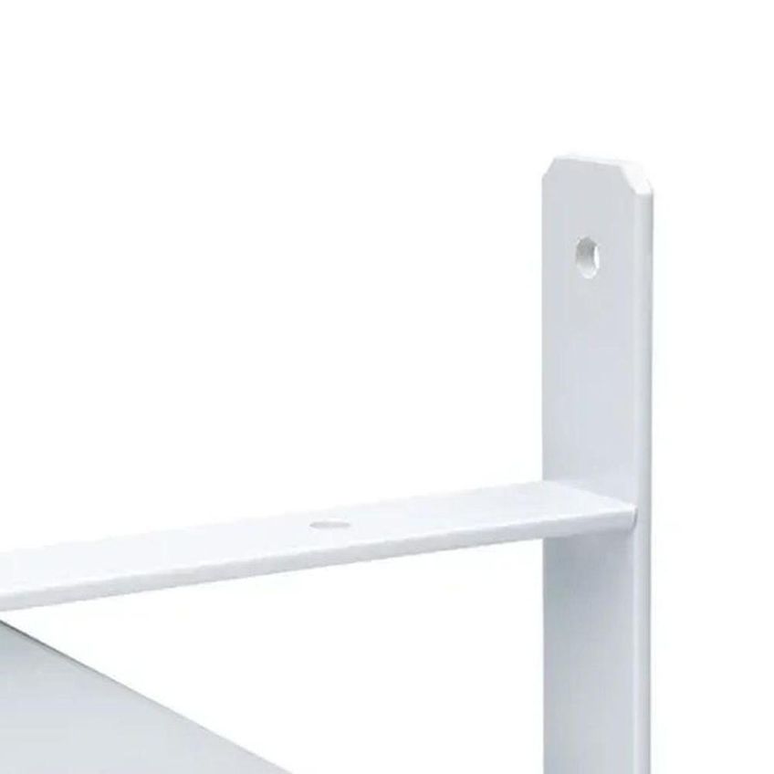 Suporte Mão Francesa Reforçada 40cm 50kg Aço Branco Kala - imagem 3