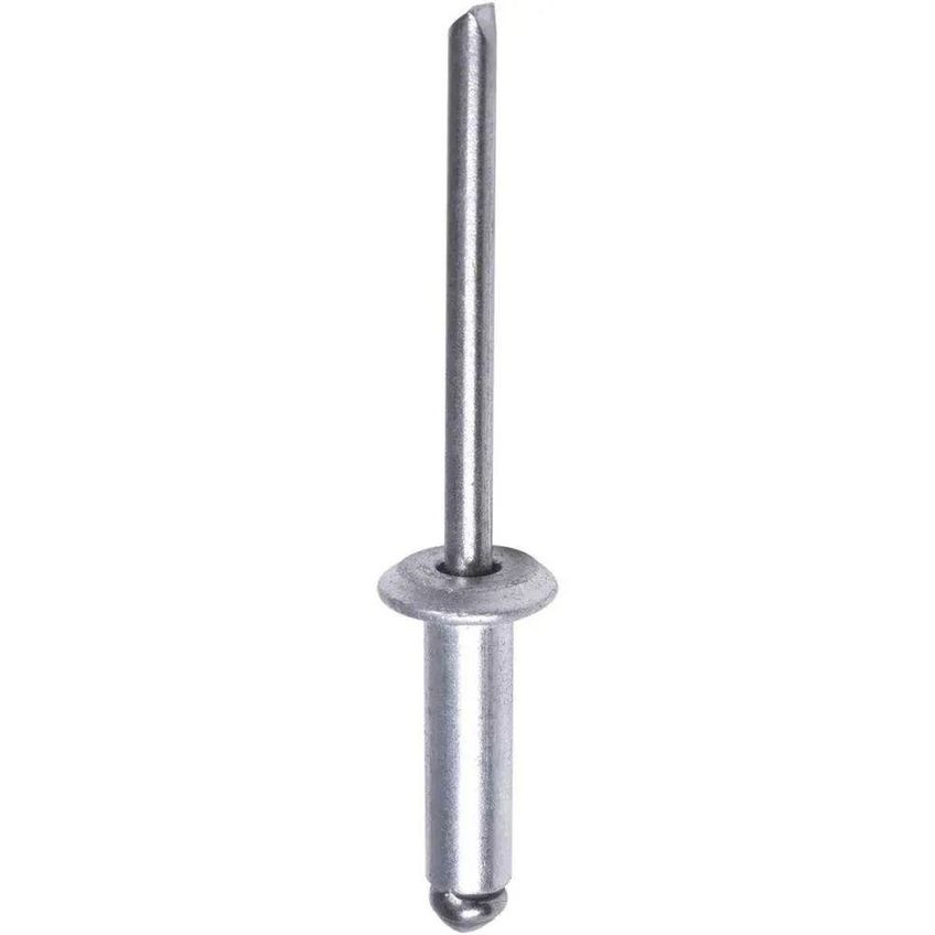 Rebite De Repuxo Alumínio 4,8x12mm 100 Peças Worker Pop Fixação - imagem 3