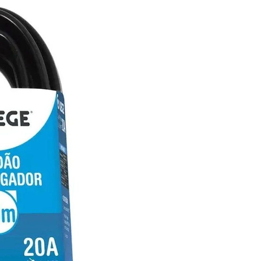 Cordão Prolongador PP 3x2,50 1,5m 20A Preto Liege Cosmetics Para Eletrodomésticos Potentes - imagem 3