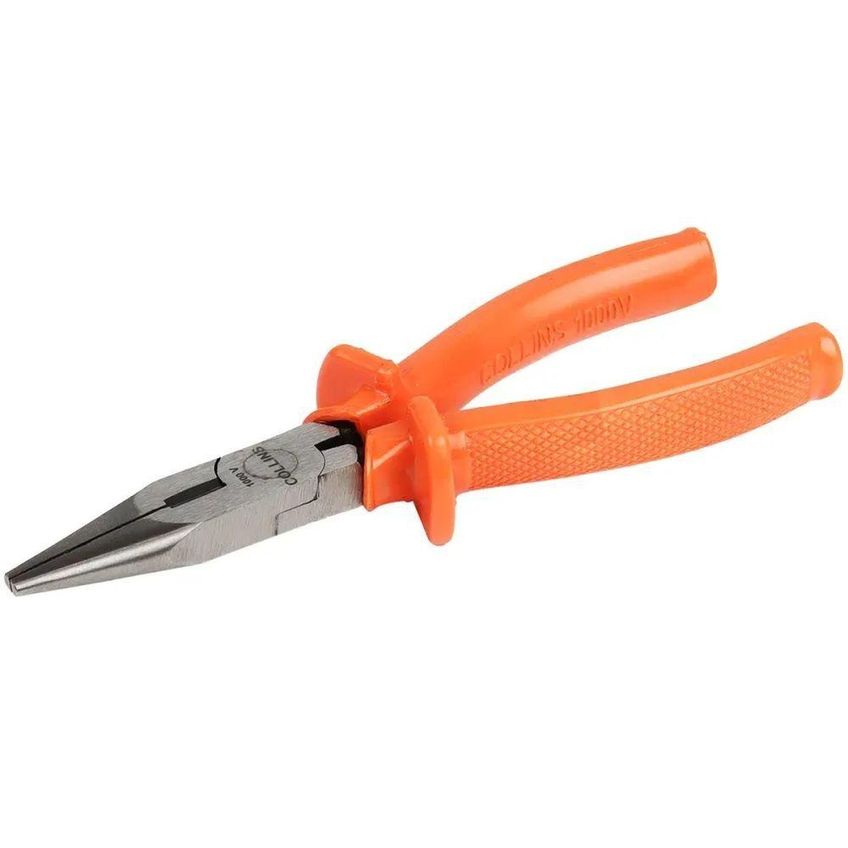 Alicate Bico Meia Cana Longo 15cm 1000v Precisao Aco Cromo Vanadio Collins - imagem 3