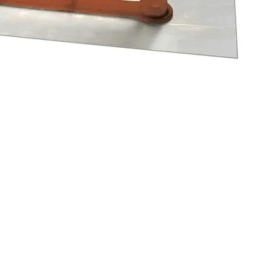 Desempenadeira Lisa Aço 48x12cm Cabo Plástico Aplicação De Argamassa Worker - imagem 3