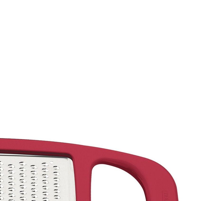 Ralador De Cozinha Utilità Aço Inox E Abs Base Antiderrapante Vermelho Tramontina - imagem 4