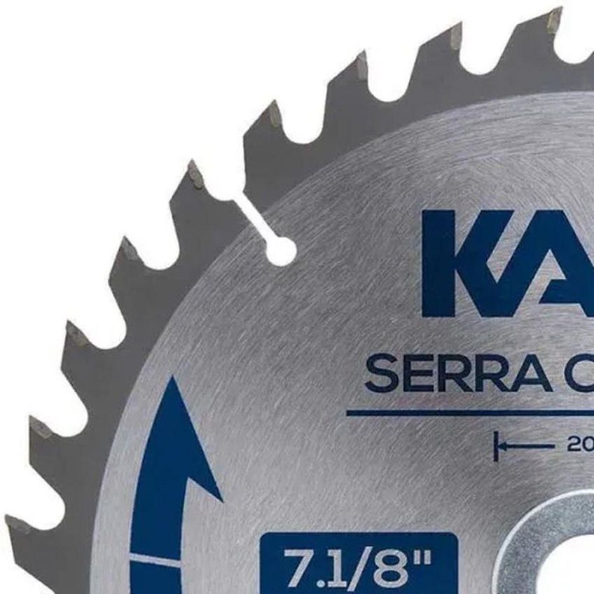 Disco De Serra Circular 180mm 24 Dentes Furo 20mm Cortes Precisos Madeira Kala - imagem 4