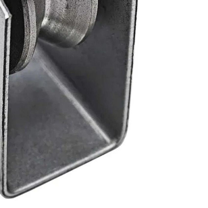 Roldana Para Portão Lisa FF 2" V Com Caixa Ferro Fundido Em V 2 Polegadas Kala - imagem 2