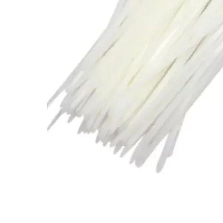 Abraçadeira De Nylon 4,8x200mm Alta Resistência Branca Worker 100 Unidades - imagem 3