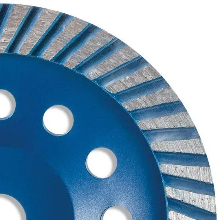 Rebolo Diamantado Turbo 125mm M14 12200 Rpm Para Concreto Granito Mármore Kala - imagem 2