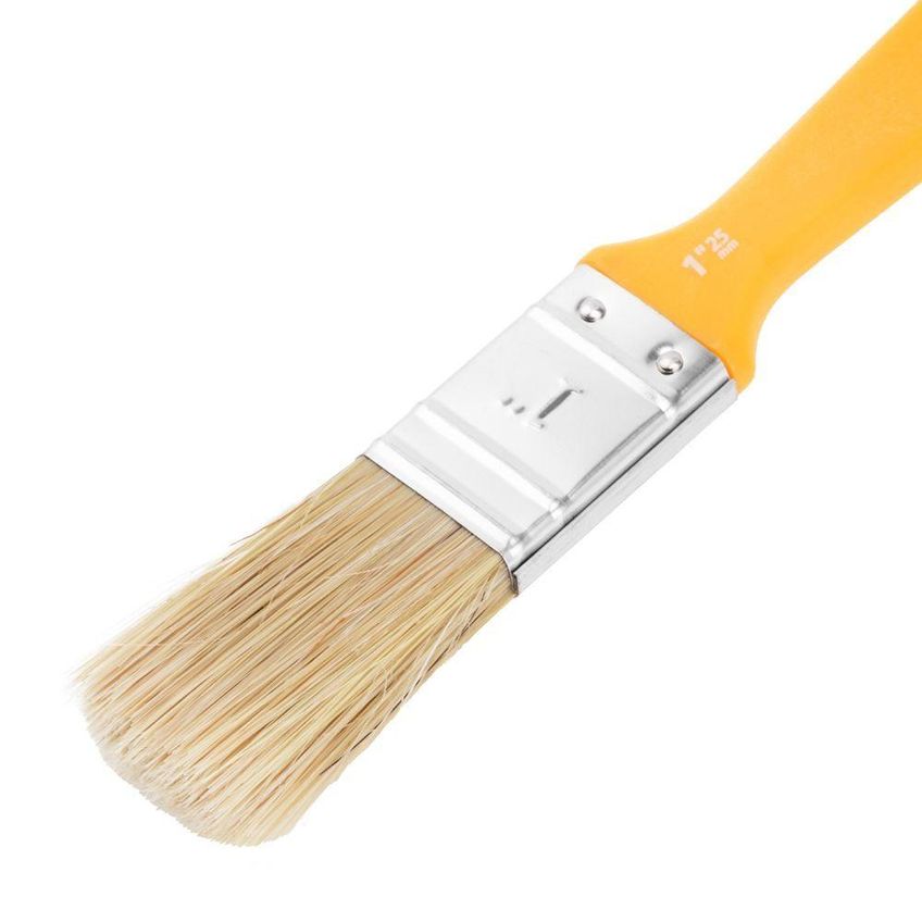 Trincha Para Verniz 25mm Cerdas Brancas Cabo Ergonômico MTX - imagem 3