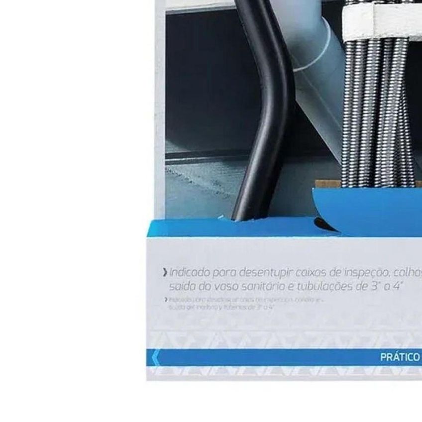 Desentupidor Manual 10 Metros 1.3mm Aço Carbono Para Sistemas Hidráulicos Kala - imagem 3