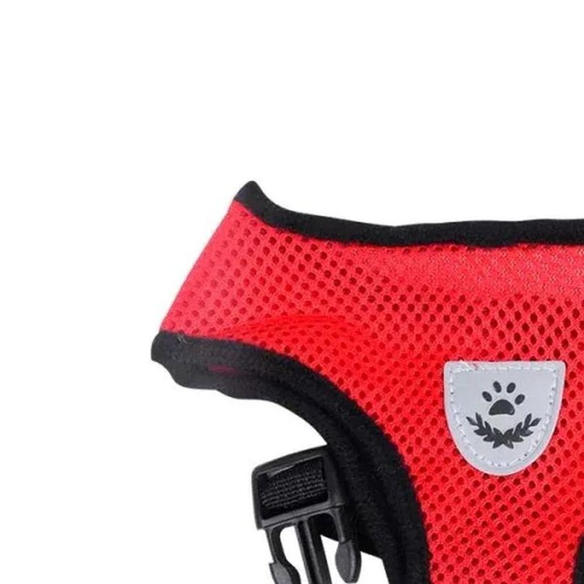 Coleira Peitoral Para Pets Kala M Pequeno Porte Poliéster Respirável 3kg A 5kg - imagem 3