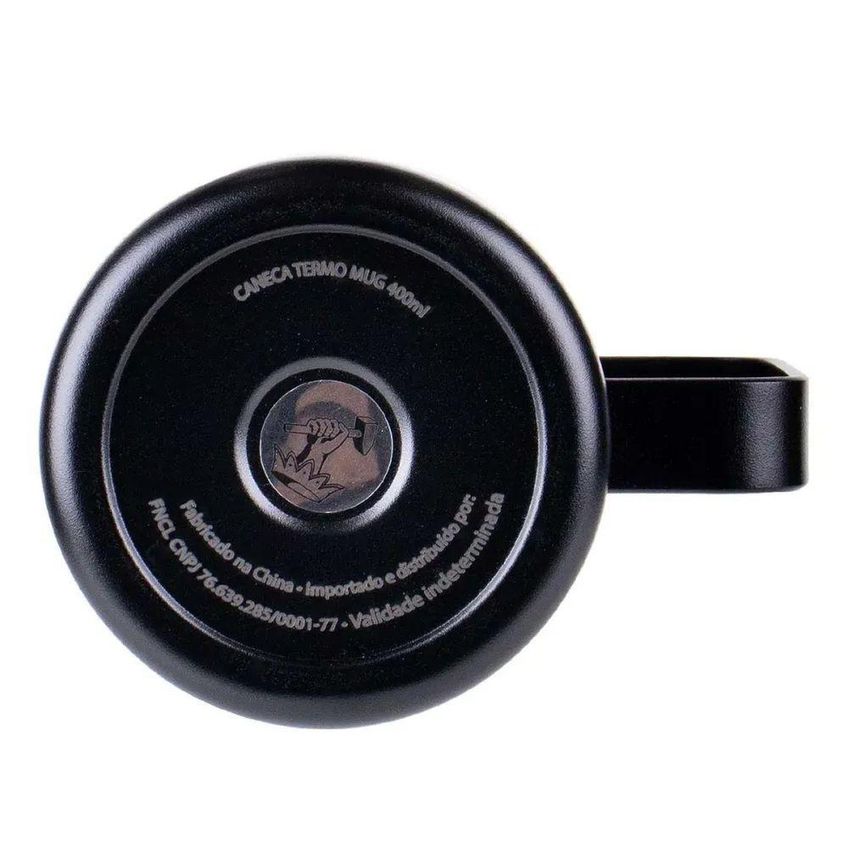 Caneca Termo Mug 400ml Aço Inoxidável Parede Dupla Isolamento A Vácuo Tampa Vedação Collins - imagem 3