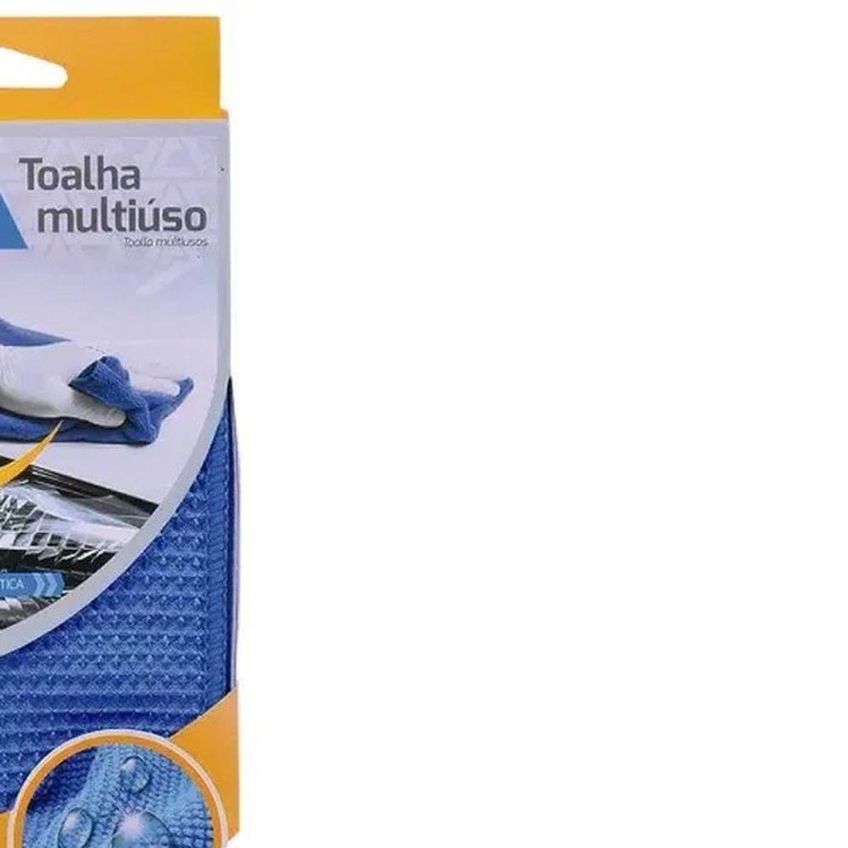 Toalha Multiuso Microfibra 40cm X 40cm Para Limpeza De Diversas Superficies Alta Absorcao Kala - imagem 4