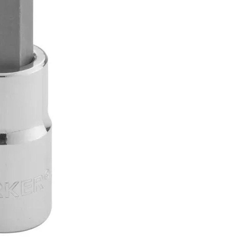 Chave Soquete Longa 1/2 Pol 8mm Geometria Hexagonal Aço Cromo Vanádio Worker - imagem 3
