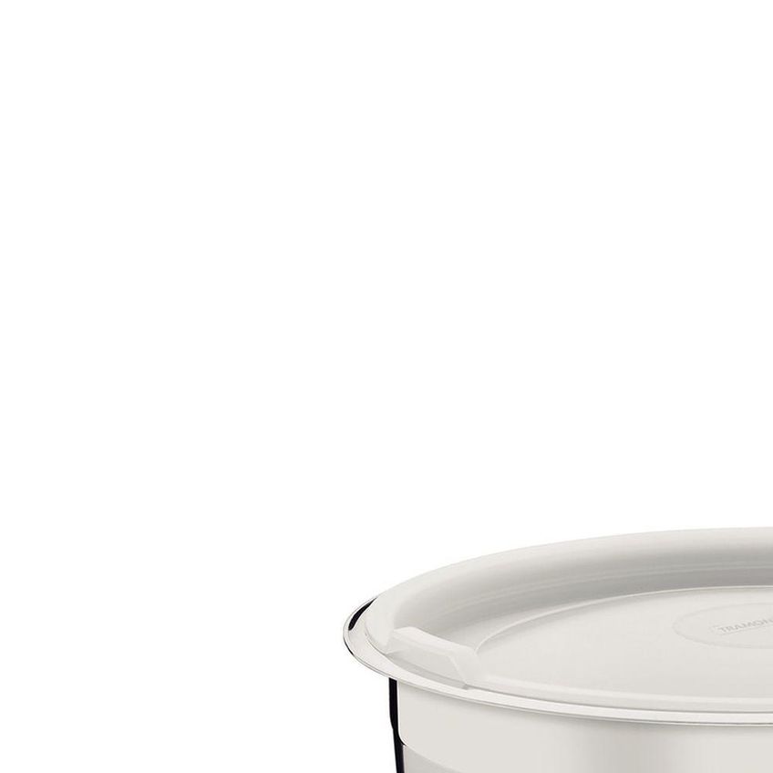 Recipiente Cucina Preparar Servir E Armazenar Aço Inoxidável Tampa Plástica Vedação Geladeira - imagem 3