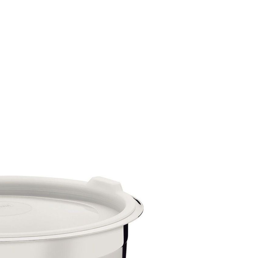 Recipiente Cucina Preparar Servir E Armazenar Aço Inoxidável Tampa Plástica Vedação Geladeira - imagem 4