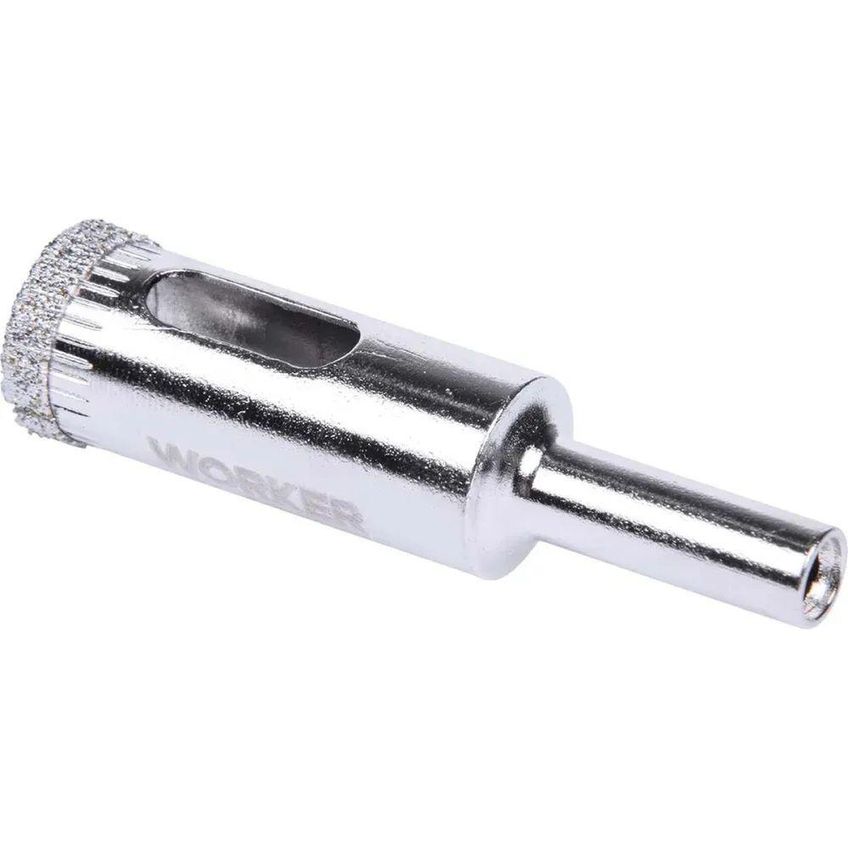 Serra Copo Diamantada 225753 Corte Em Porcelana E Vidro 14mm Aço Carbono Worker - imagem 3