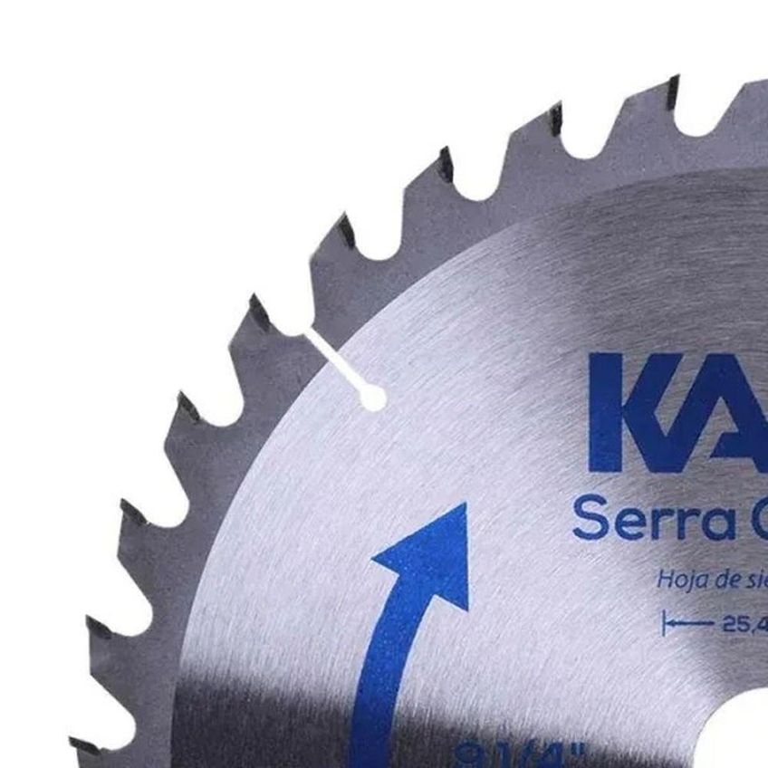 Serra Circular Para Madeira 250mmx36dtsx25,4mm Com Vídea 36 Dentes Kala - imagem 4