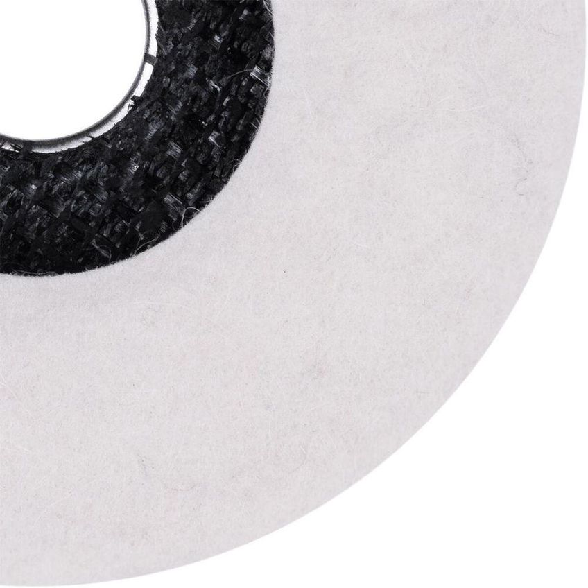 Disco Flap Feltro Para Polimento E Lustro Inox 114,3x22,23mm Worker - imagem 3