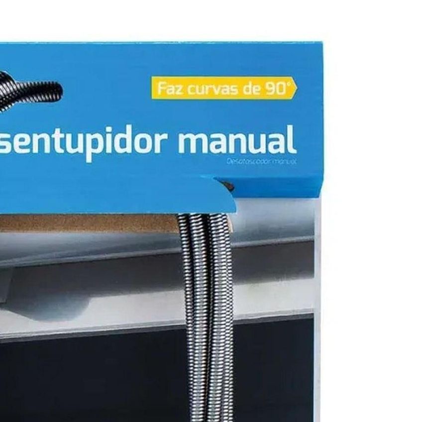 Desentupidor Manual 5m 1,2mm Estrutura Flexível Com Guia Plástica Aço Carbono Kala - imagem 3