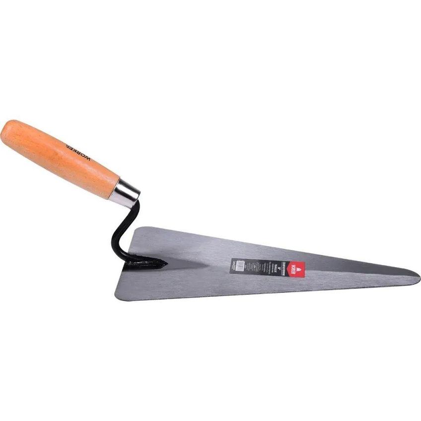 Colher De Pedreiro 10 Triangular Para Chapisco Profissional Worker - imagem 3