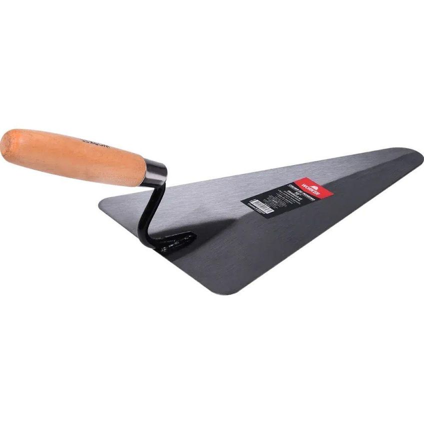 Colher De Pedreiro 10 Triangular Para Chapisco Profissional Worker - imagem 4