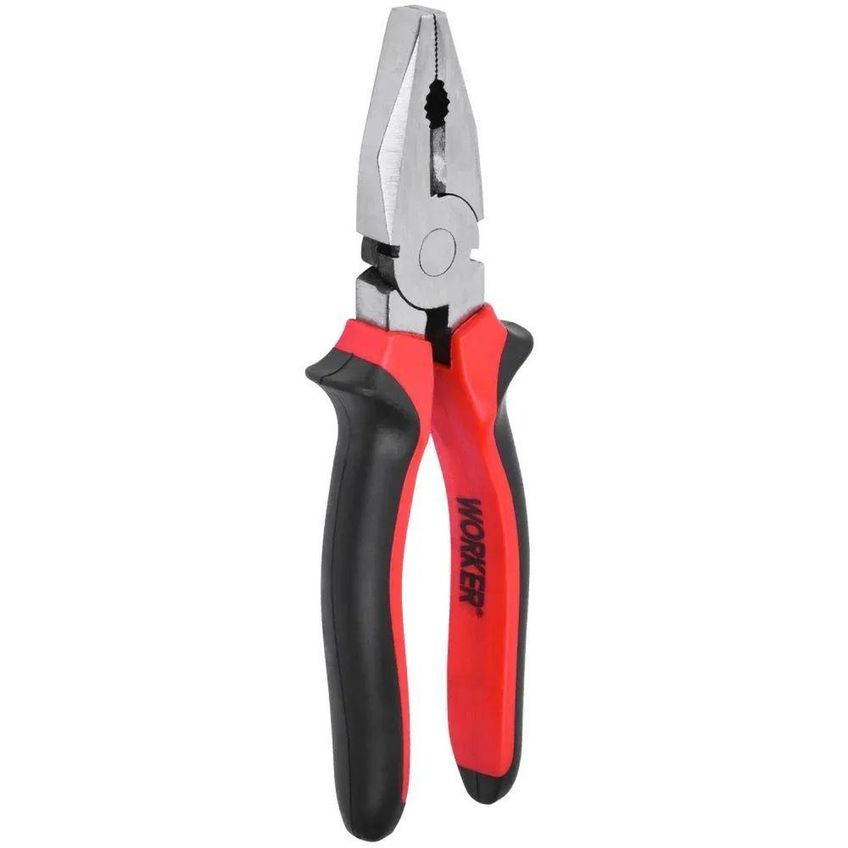 Alicate Universal Alicate Universal Aço Forjado 203mm 8 Polegadas Worker - imagem 4