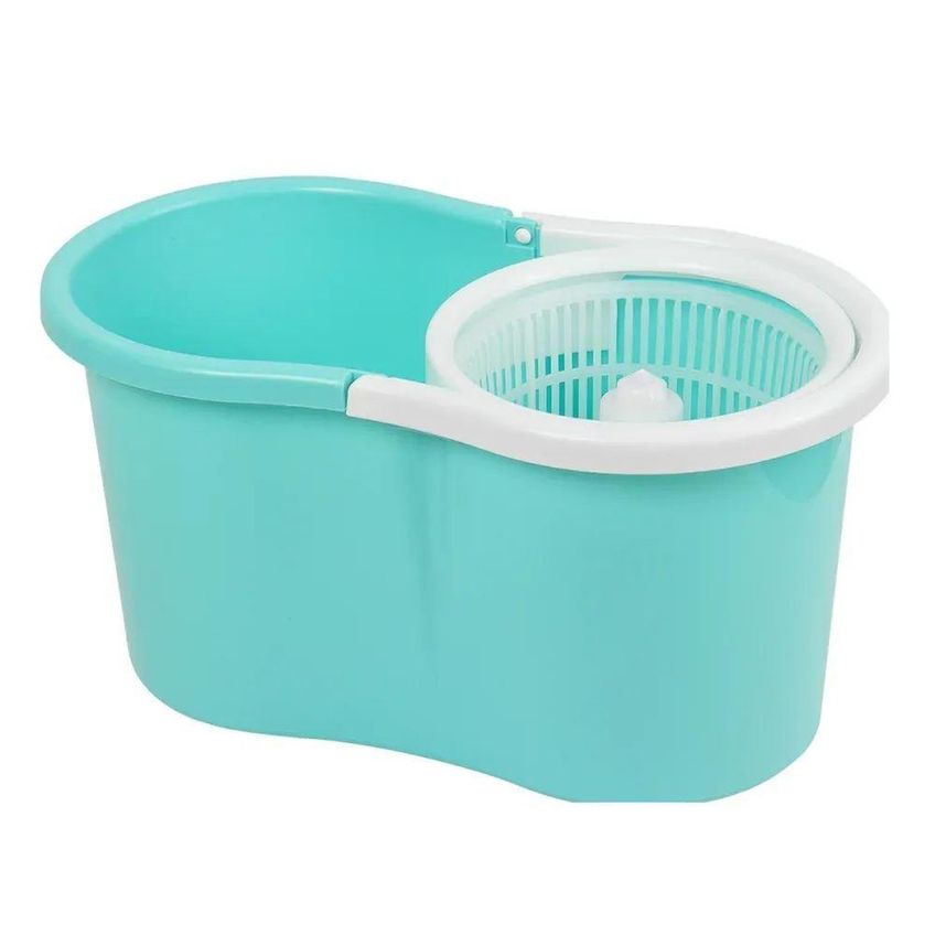 Spin Mop Com Balde Centrifugador 310211 Aço Inoxidável Microfibra 4l Kala - imagem 4