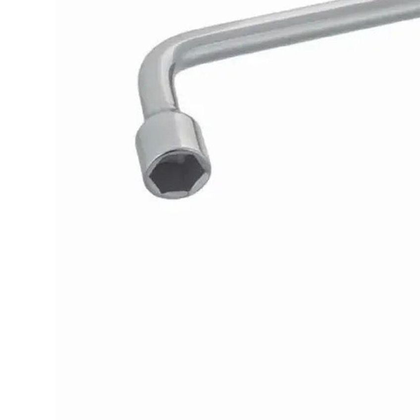 Chave De Roda Tipo L 17mm Manutenção Automotiva Aço Carbono Zincado Kala - imagem 3