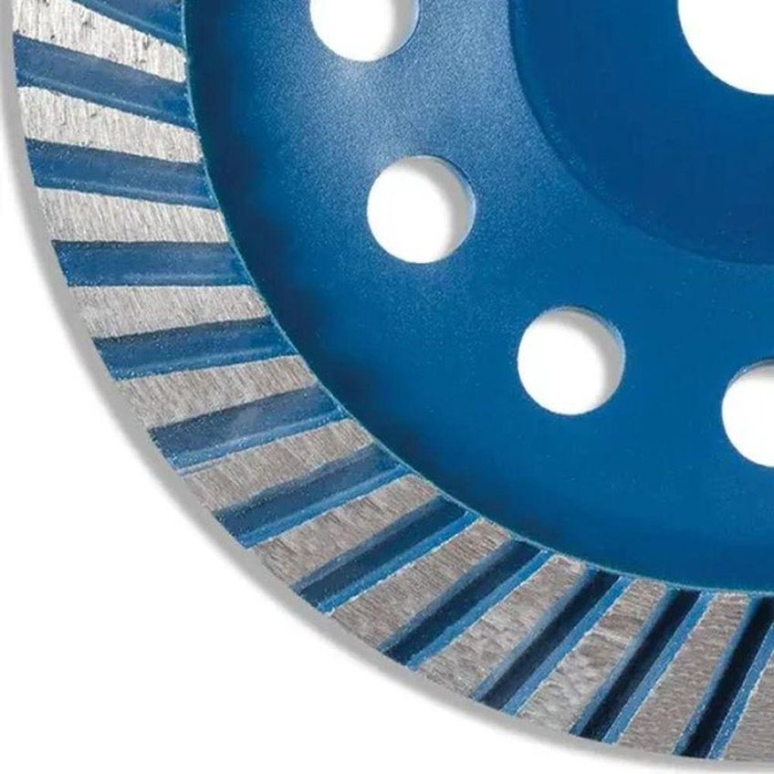 Rebolo Diamantado Turbo 125mm 22,23mm Para Concreto Granito Mármore Kala - imagem 3