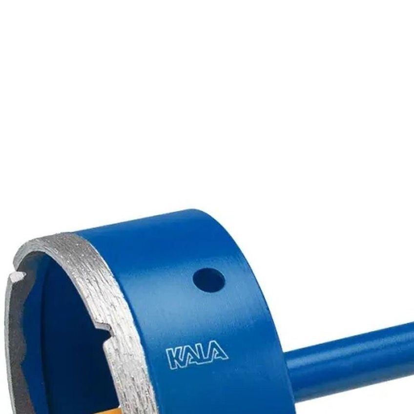 Serra Copo Diamantada 100mm Cortes Limpos Sem Trincas Em Materiais Duros Kala - imagem 3