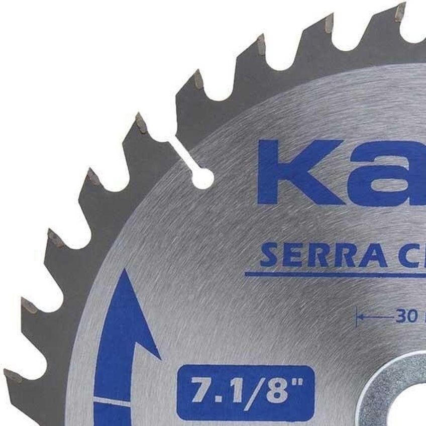Serra Circular Para Madeira 7.1/8 Polegadas 36 Dentes 180mmx36dtsx20mm Kala - imagem 5